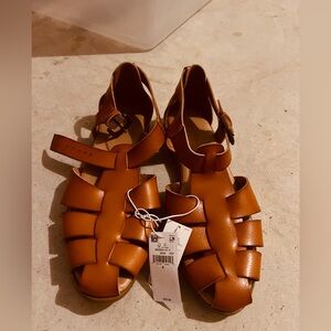 Brown Leather Sandals